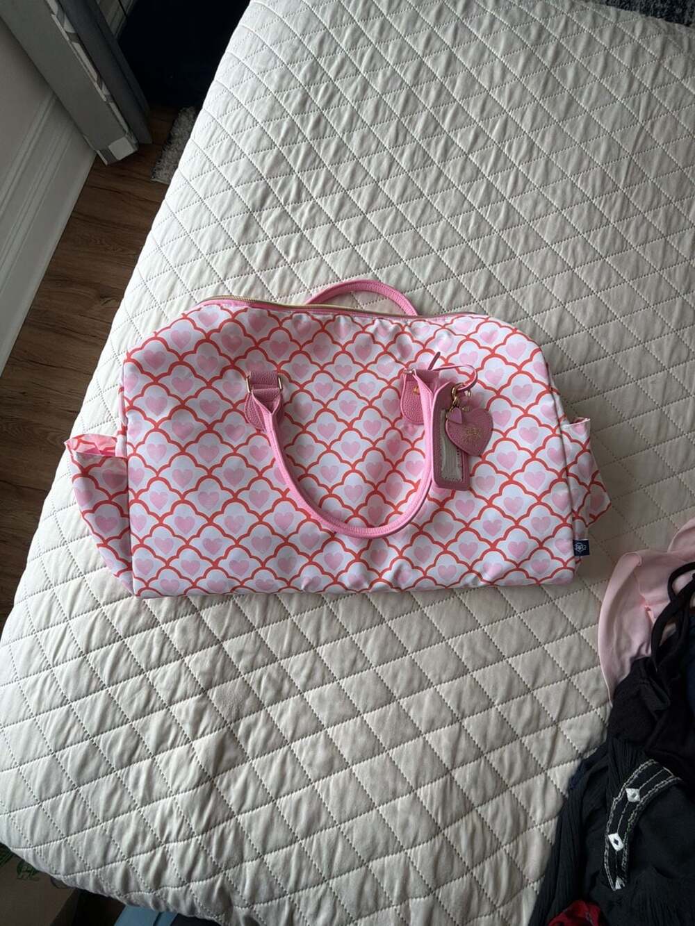 Roller Rabbit x Target Geo Hearts Softside Duffel Travel Bag